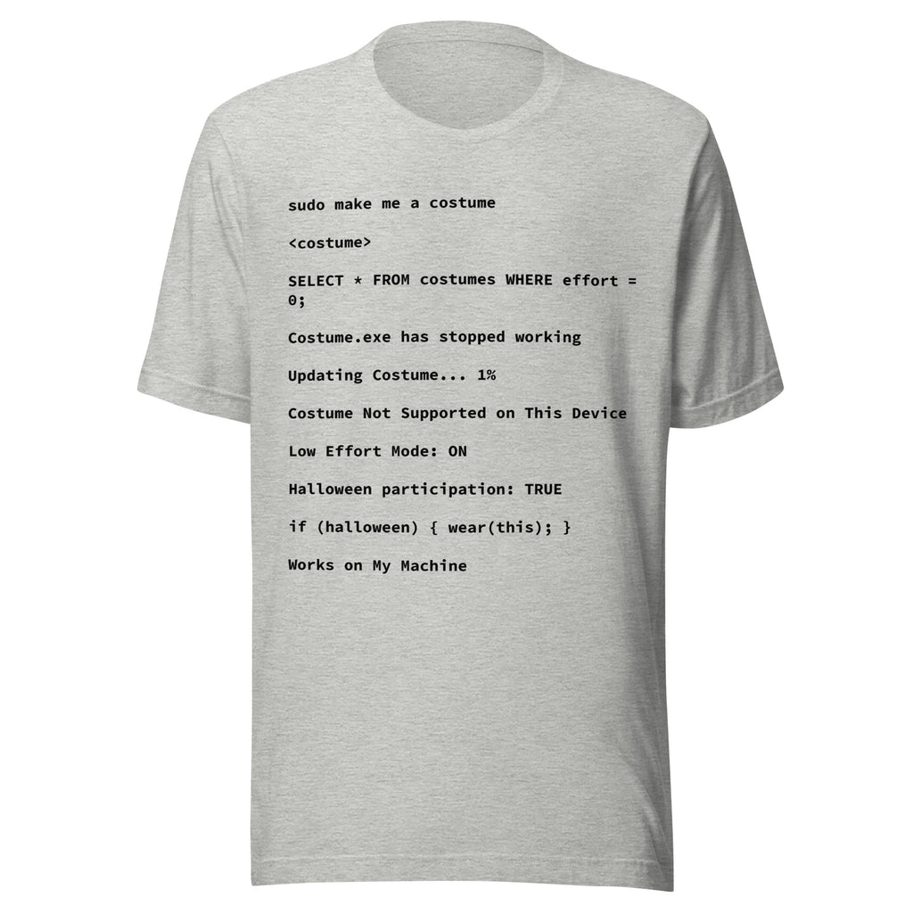 Programmer Halloween Costume T-Shirt