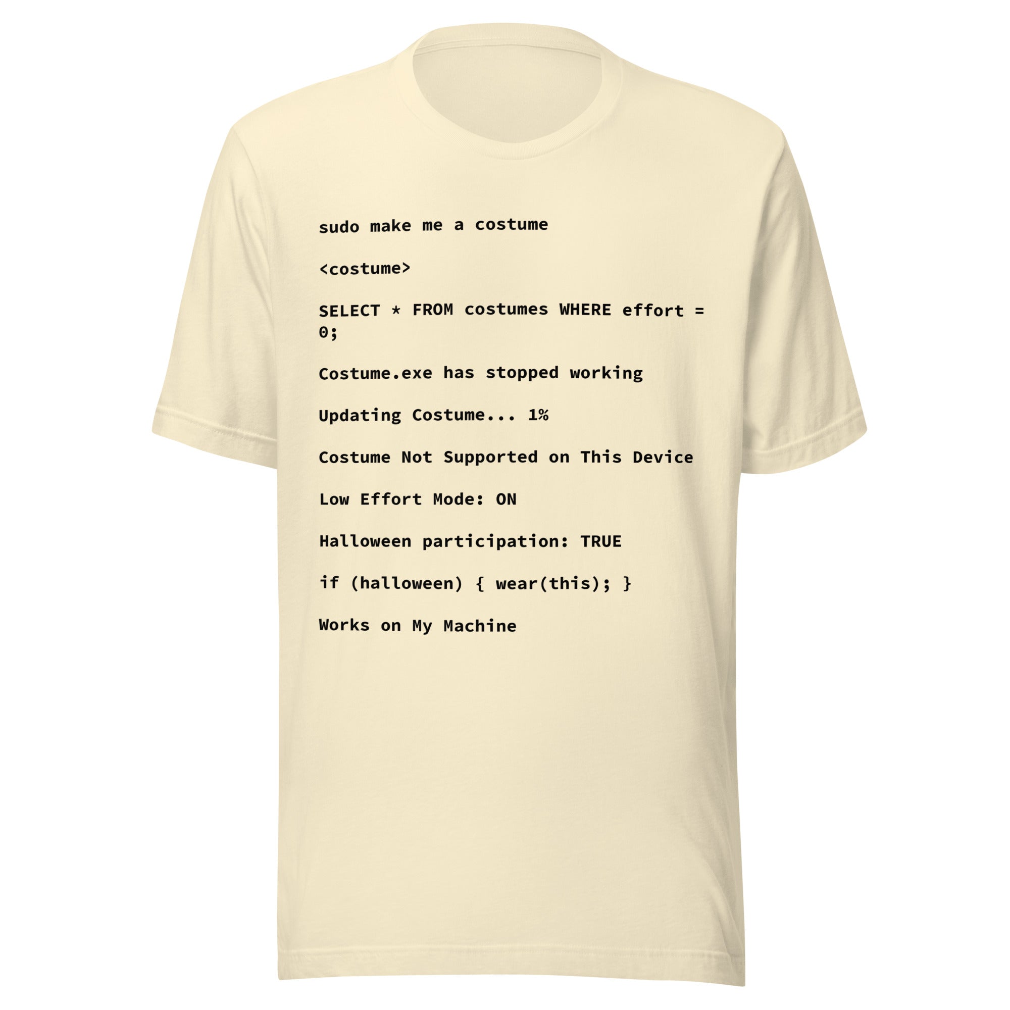Programmer Halloween Costume T-Shirt