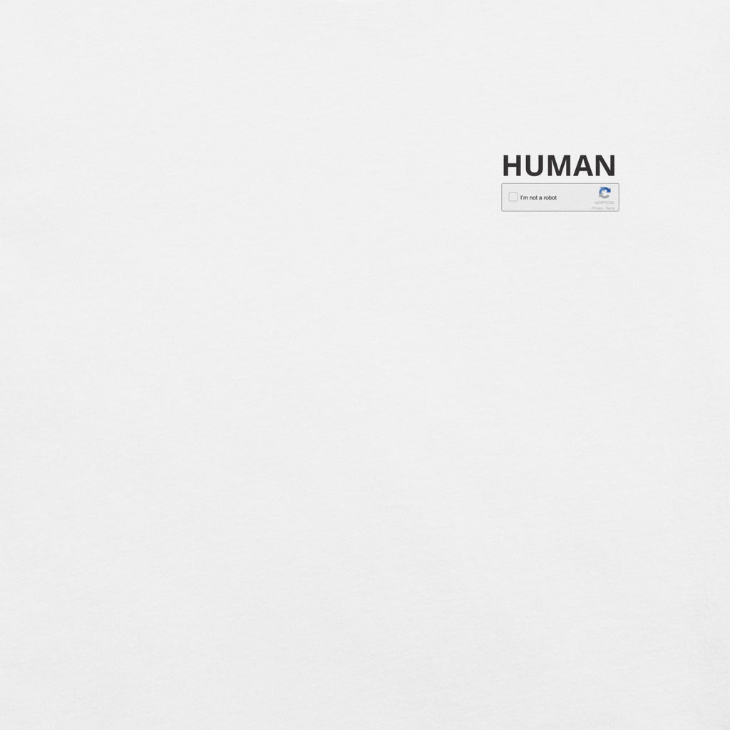 Human - Captcha I Am Not A Robot T-Shirt