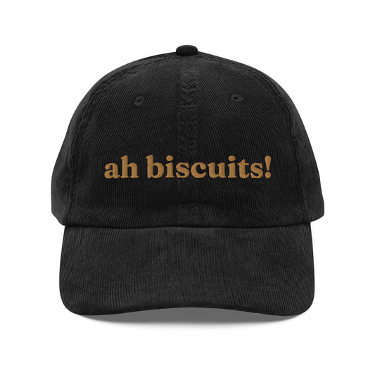 Ah Biscuits! Vintage corduroy cap