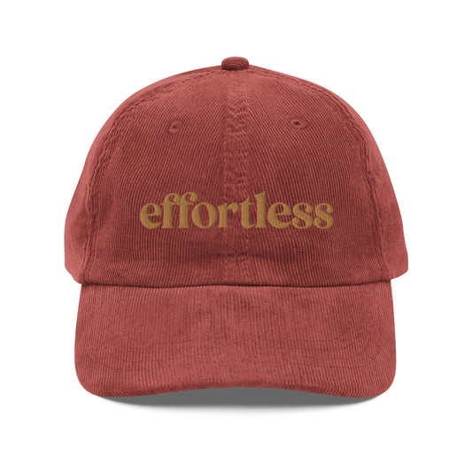 Effortless Vintage corduroy cap