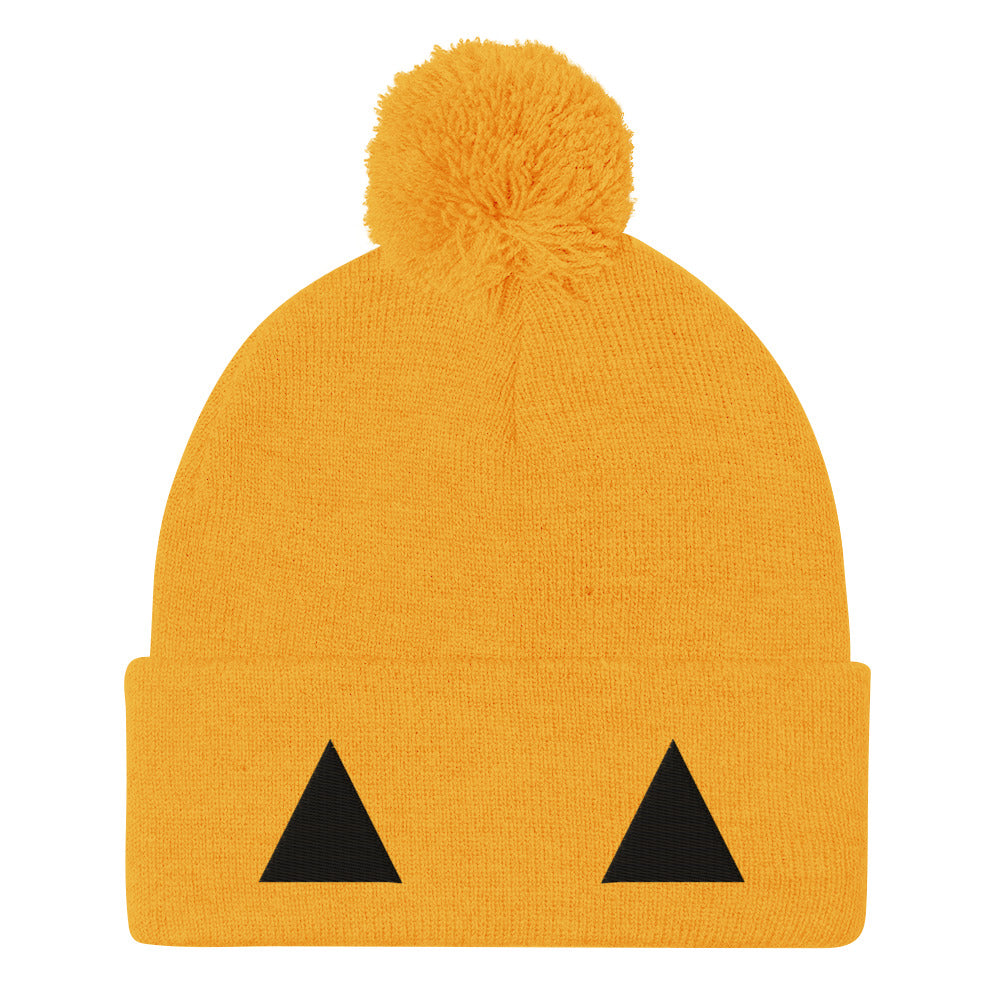 PUMPKIN POM-POM BEANIE